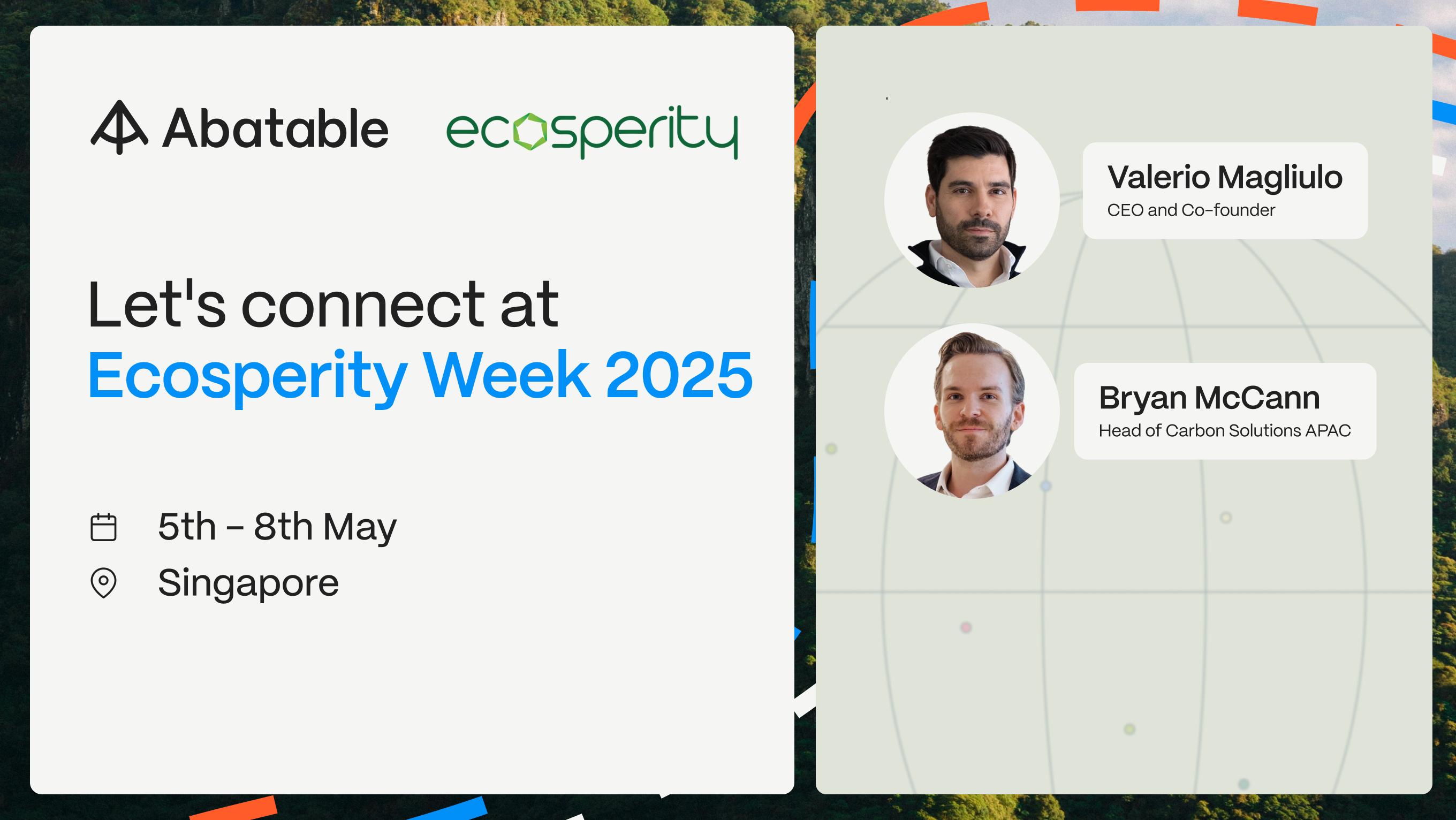 Meet the Abatable at Ecosperity Week 2025 in Singapore